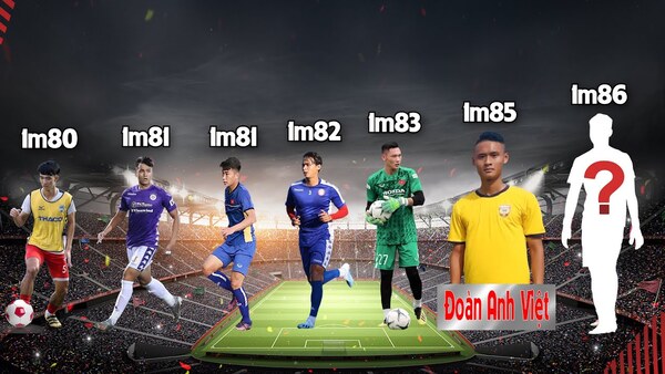 Top cầu thủ cao nhất Việt Nam hiện nay